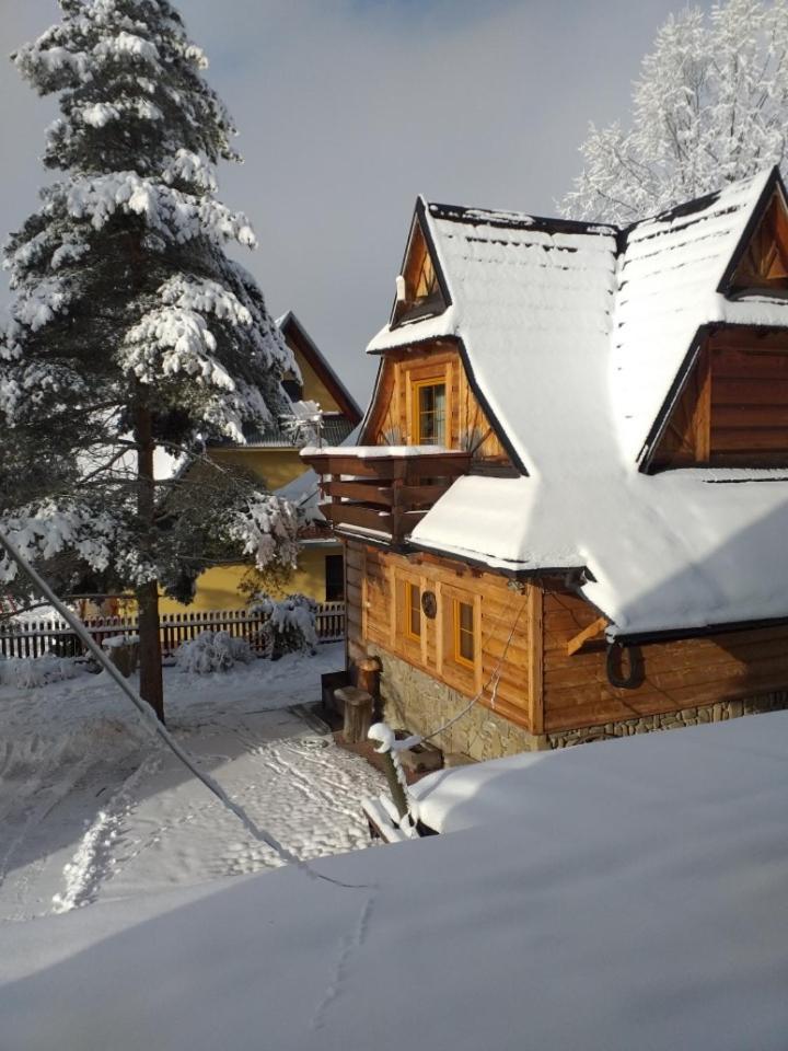 Goralski Domek Z Kominkiem - Highlander Wooden House Мурзасичле Екстериор снимка